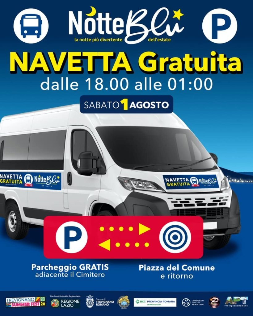 navetta notteblu 2026 portale - Trevignano Romano Turismo